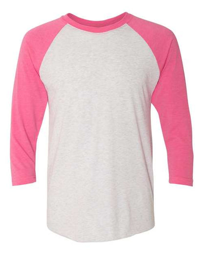 Unisex Triblend Three-Quarter Raglan T-Shirt -  - 3896