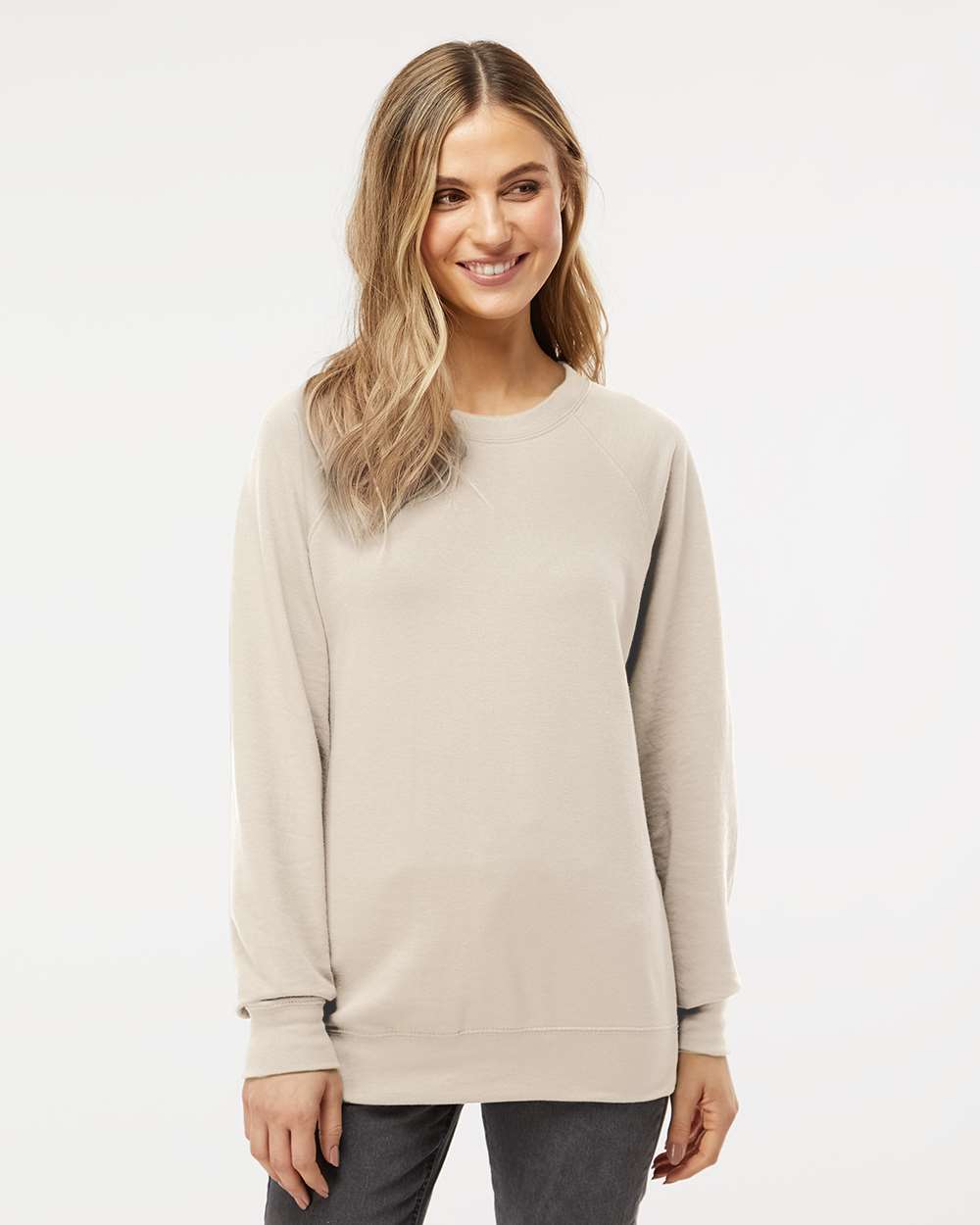 Independent Trading Co. Icon Lightweight Loopback Terry Crewneck Sweatshirt SS1000C