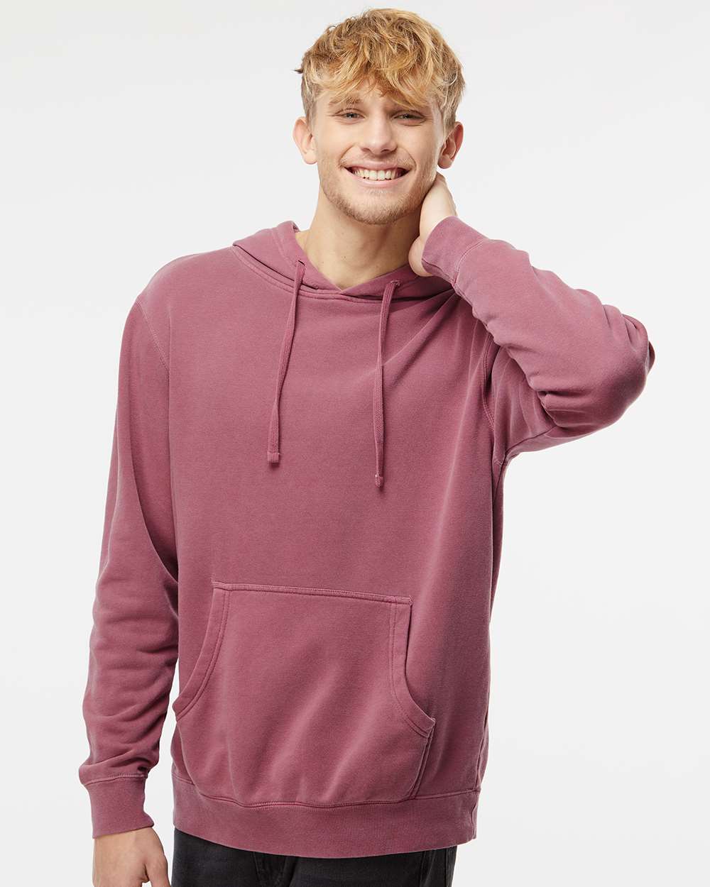 Independent Trading Co. Midweight Pigment-Dyed Hooded Sweatshirt PRM4500