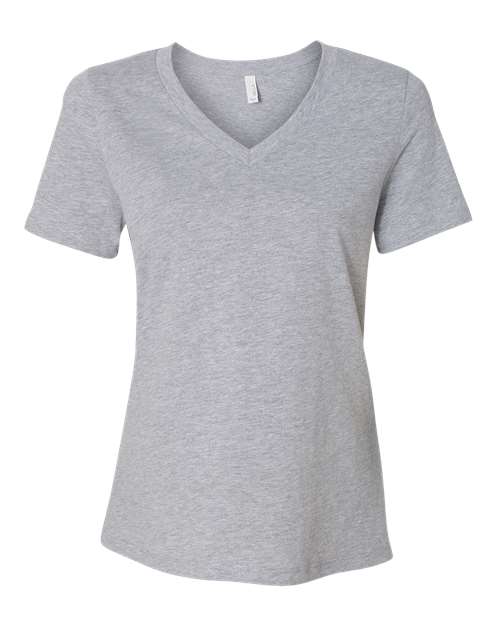 Women's Relaxed Heather CVC V-Neck Tee -  - 4195 - Toronto Screen Printing- Color
