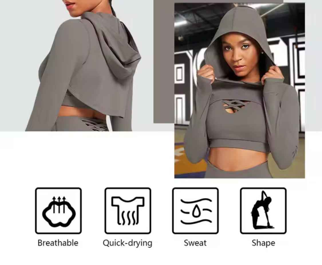 BulkBully Women's Sports Bra and Shrug