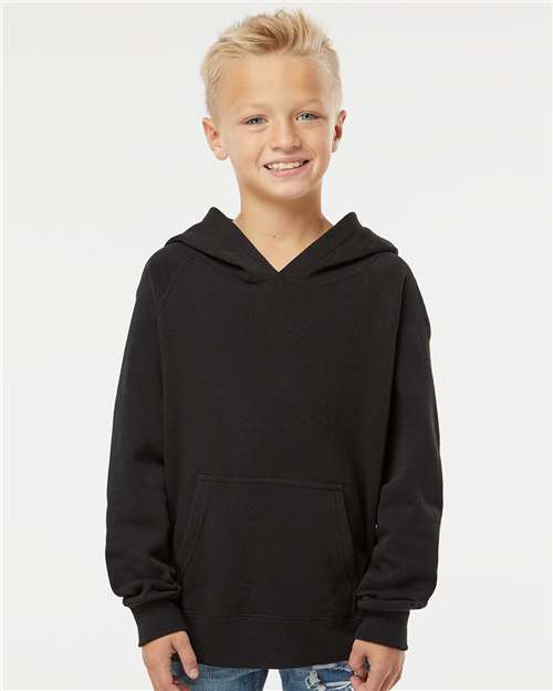 Youth Lightweight Special Blend Raglan Hooded Sweatshirt