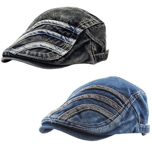IVY Hat -K204 Denim Multi-Coloured Adjustable - Ivy