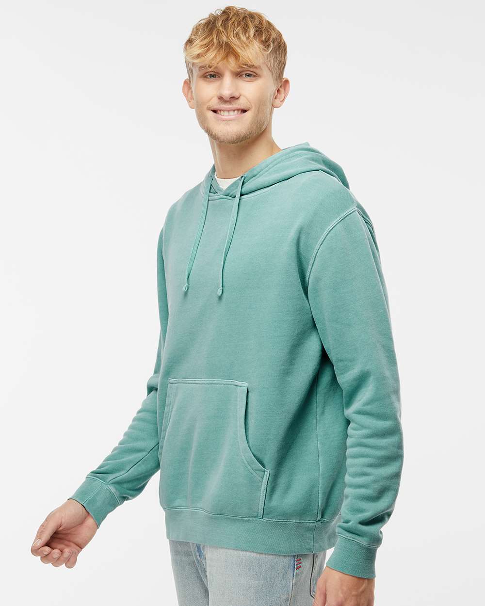 Independent Trading Co. Midweight Pigment-Dyed Hooded Sweatshirt PRM4500