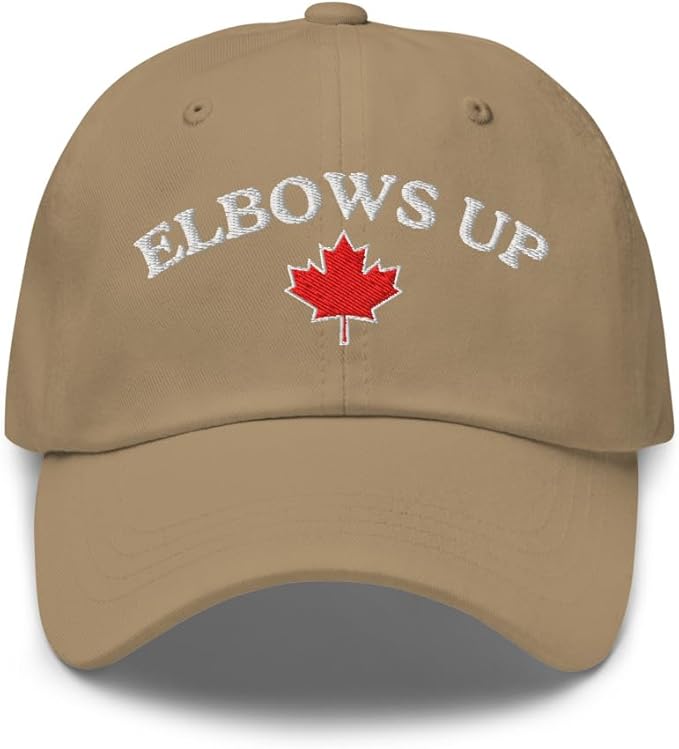 Elbows Up Canada Snapback Hat