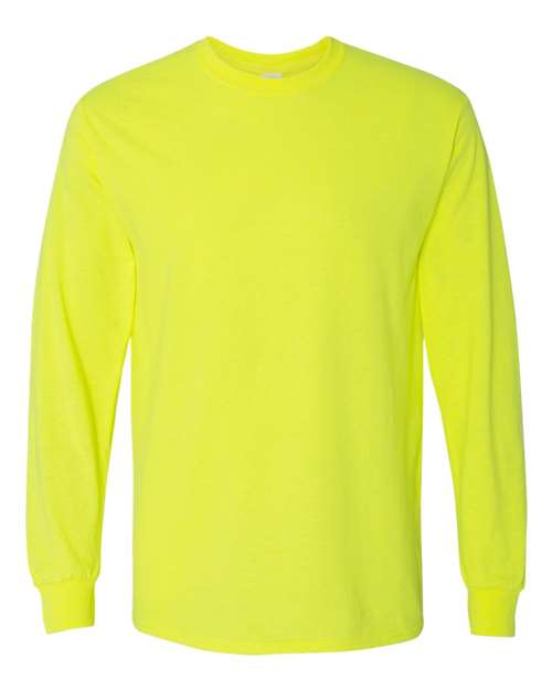 Heavy Cotton™ Long Sleeve T-Shirt - Safety Green