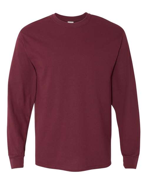 Heavy Cotton™ Long Sleeve T-Shirt - Maroon