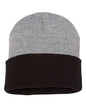 12" Color Blocked Cuffed Beanie -  - 4658