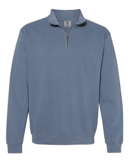 Unisex Garment-Dyed Quarter-Zip Sweatshirt -  - 4735