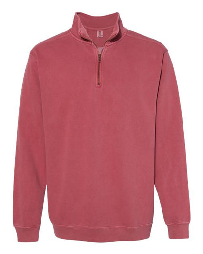 Unisex Garment-Dyed Quarter-Zip Sweatshirt -  - 4735