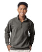 Unisex Garment-Dyed Quarter-Zip Sweatshirt -  - 4735