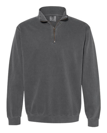 Unisex Garment-Dyed Quarter-Zip Sweatshirt -  - 4735