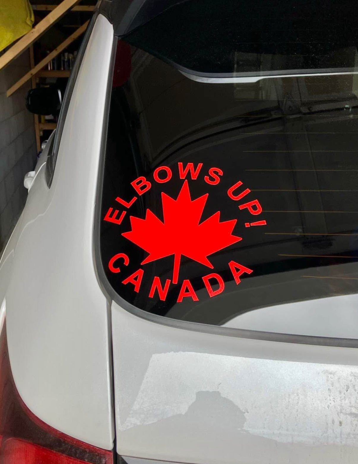 Elbows Up! Vehicle Decal