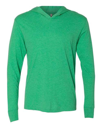 Unisex Triblend Hooded Long Sleeve Pullover T-Shirt -  - 3222