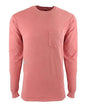 Unisex Inspired Dye Long Sleeve Pocket T-Shirt -  - 4865