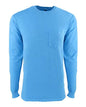 Unisex Inspired Dye Long Sleeve Pocket T-Shirt -  - 4865