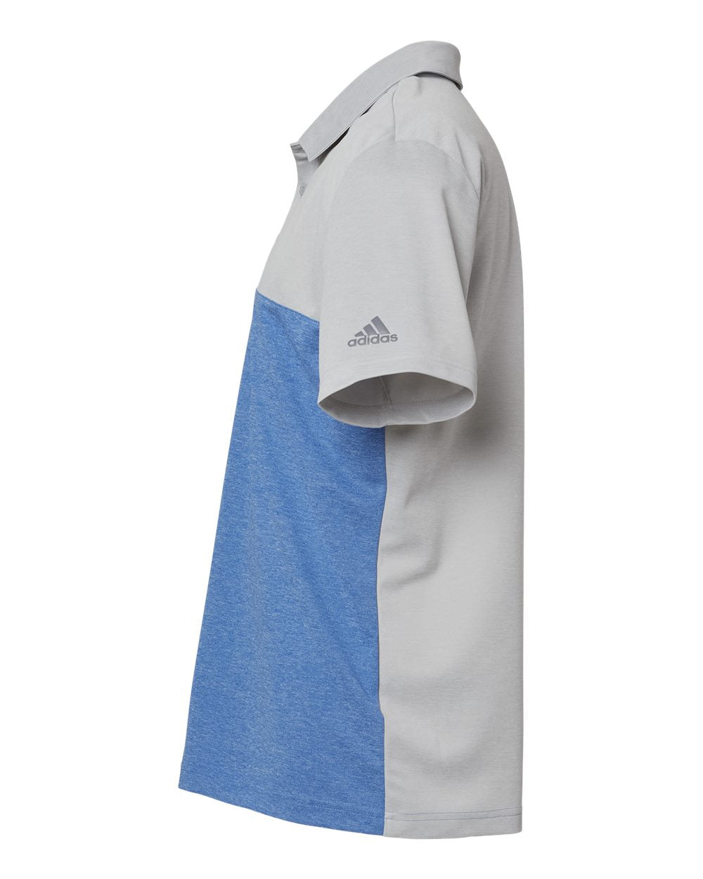 Adidas Heathered Colorblocked 3-Stripes Polo A508