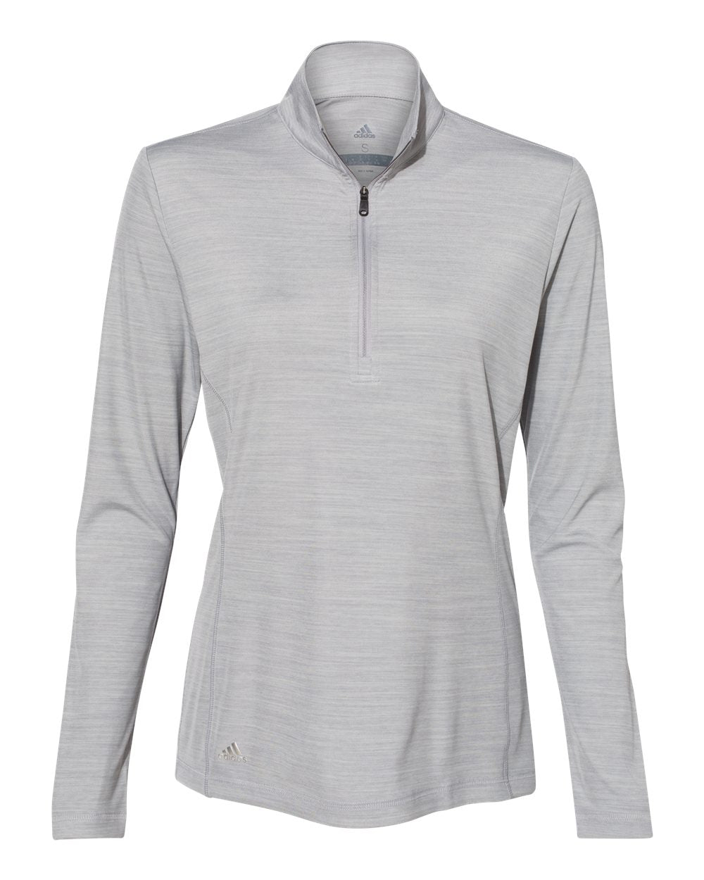 Adidas Women's Lightweight Mélange Quarter-Zip Pullover A476