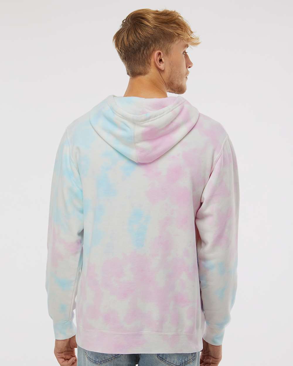 Independent Trading Co. Midweight Tie-Dyed Hooded Sweatshirt PRM4500TD