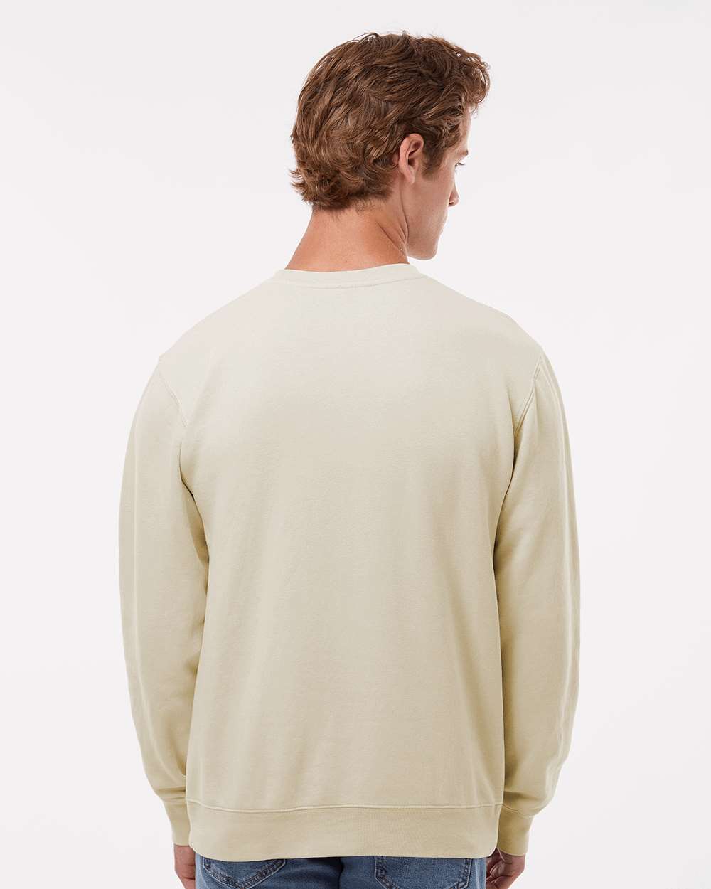 Independent Trading Co. Midweight Pigment-Dyed Crewneck Sweatshirt PRM3500