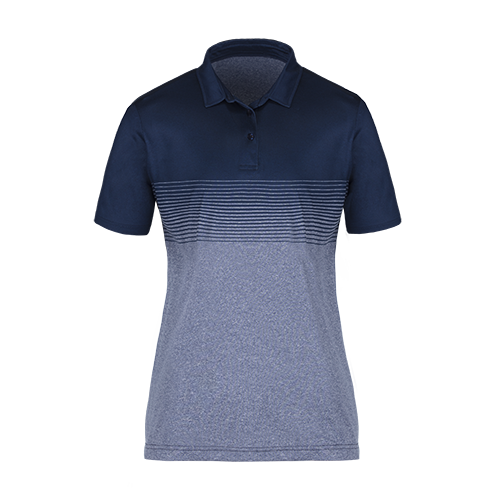 S05806 - Ralph - Ladies Printed Polo - Navy/Navy / XS / Polos