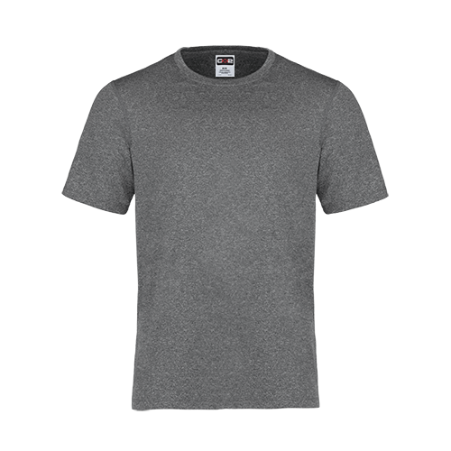 S05930 - Riviera - Adult Performance Crewneck T-Shirt - Black Heather / XS