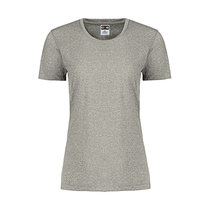 S05931 - Riviera - Ladies Performance Crewneck T-Shirt - Athletic Grey Heather / XS