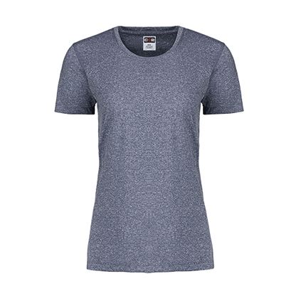 S05931 - Riviera - Ladies Performance Crewneck T-Shirt - Navy Heather / XS
