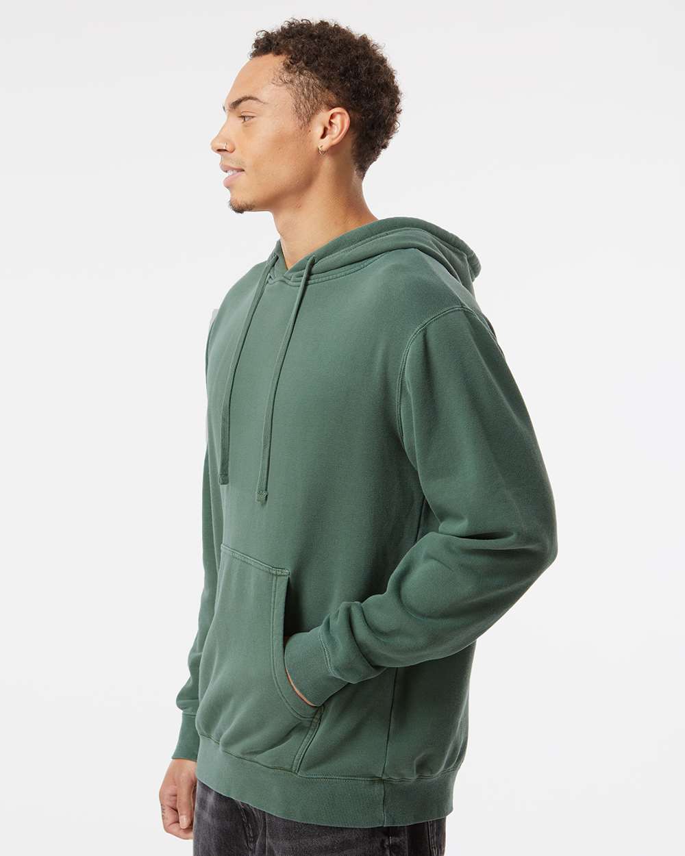 Independent Trading Co. Midweight Pigment-Dyed Hooded Sweatshirt PRM4500