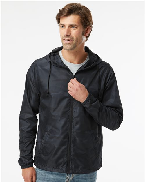 Men's Lightweight Windbreaker Full-Zip Jacket -  - 5996
