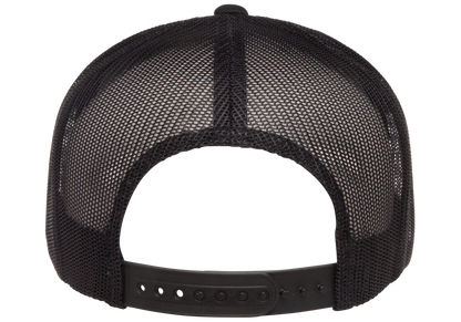 F06006 - YP Classics 5 Panel Flat Peak Snap Back Trucker Cap - Headwear