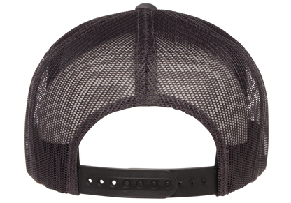 F06006 - YP Classics 5 Panel Flat Peak Snap Back Trucker Cap - Headwear