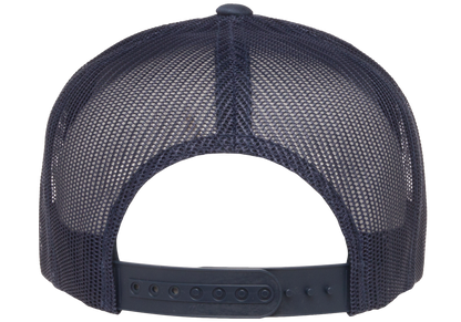 F06006 - YP Classics 5 Panel Flat Peak Snap Back Trucker Cap - Headwear
