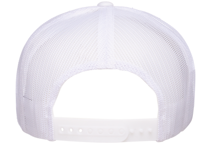 F06006 - YP Classics 5 Panel Flat Peak Snap Back Trucker Cap - Headwear