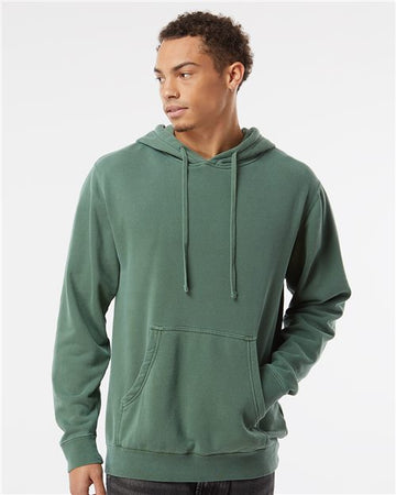 Unisex Midweight Pigment-Dyed Hooded Sweatshirt -  - 6015
