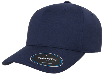 F06110 - Flexfit Nu Adjustable Cap - Navy - Headwear