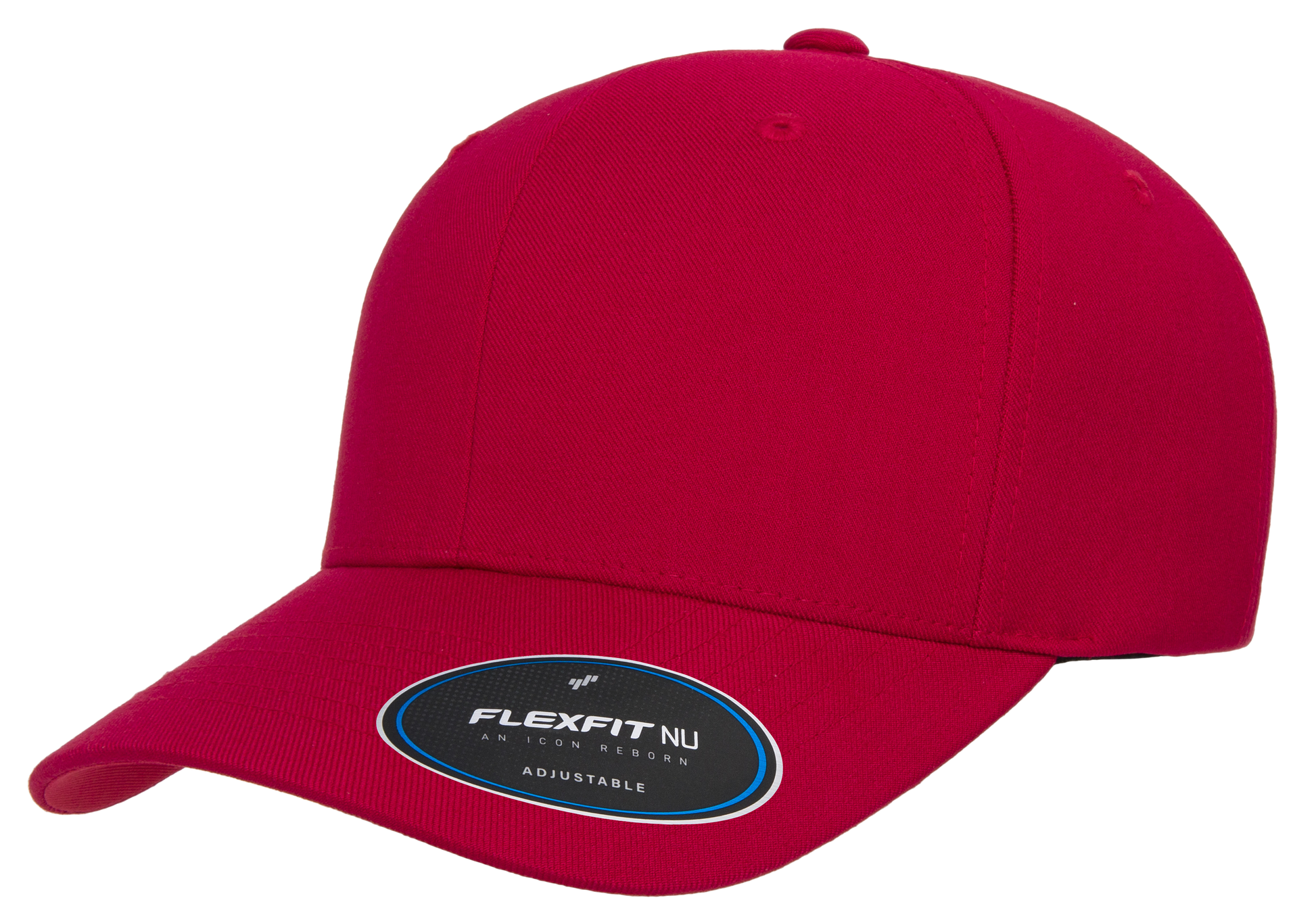 F06110 - Flexfit Nu Adjustable Cap - Red - Headwear
