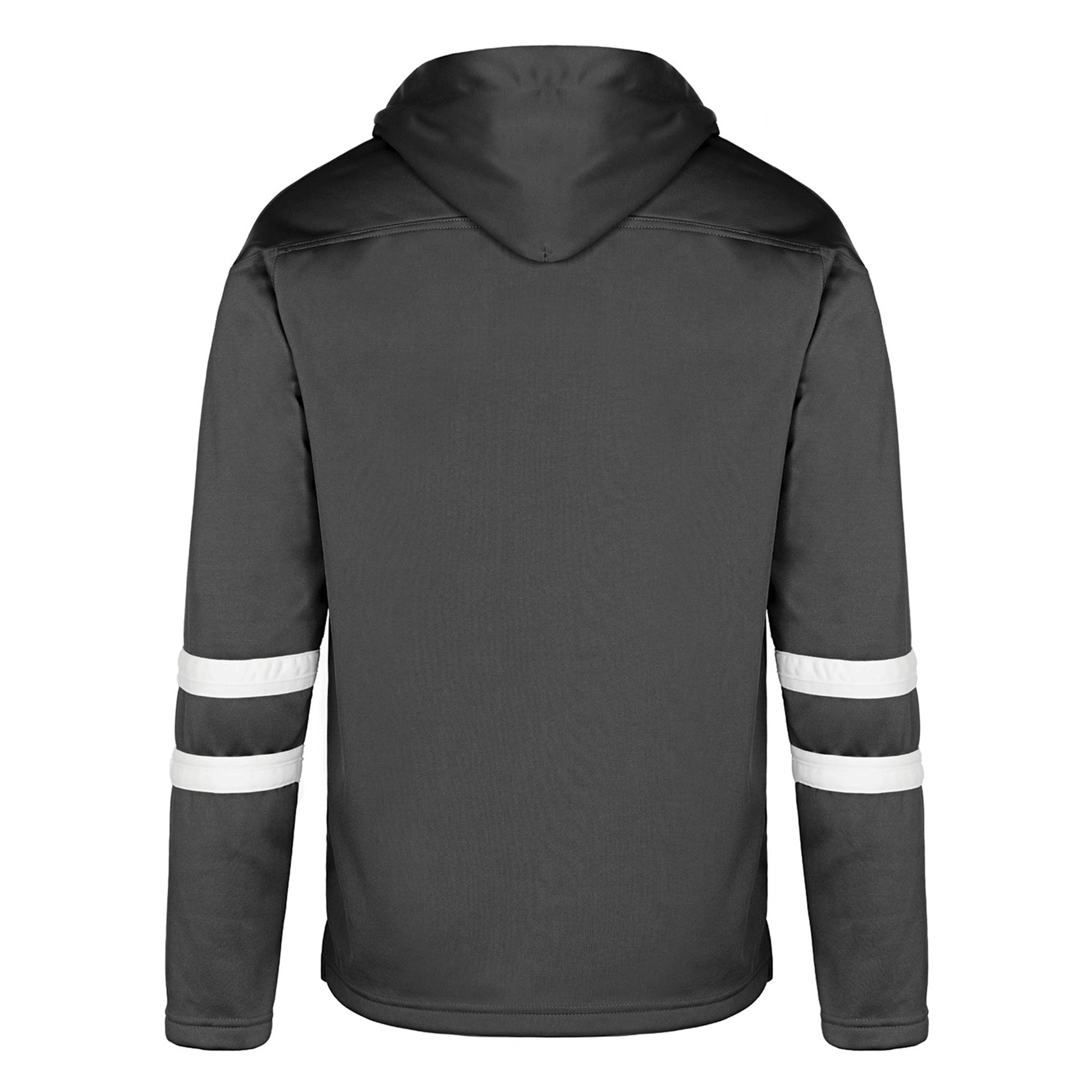 L00617 - Dangle - Adult Pullover Hockey Lace Hooded Sweatshirt - Fleece
