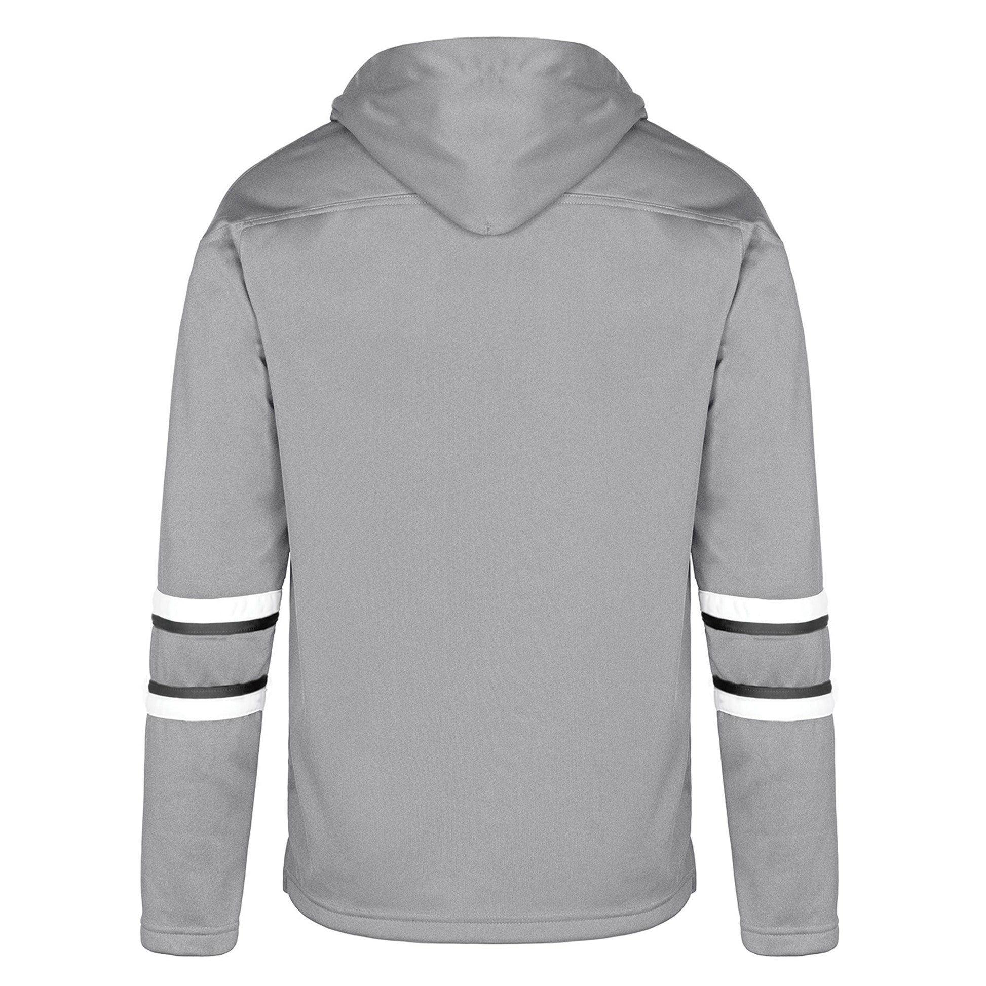 L00617 - Dangle - Adult Pullover Hockey Lace Hooded Sweatshirt - Fleece