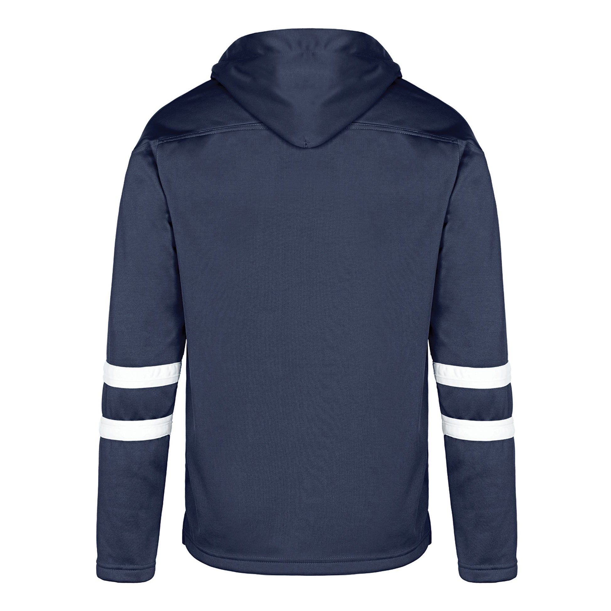 L00617 - Dangle - Adult Pullover Hockey Lace Hooded Sweatshirt - Fleece