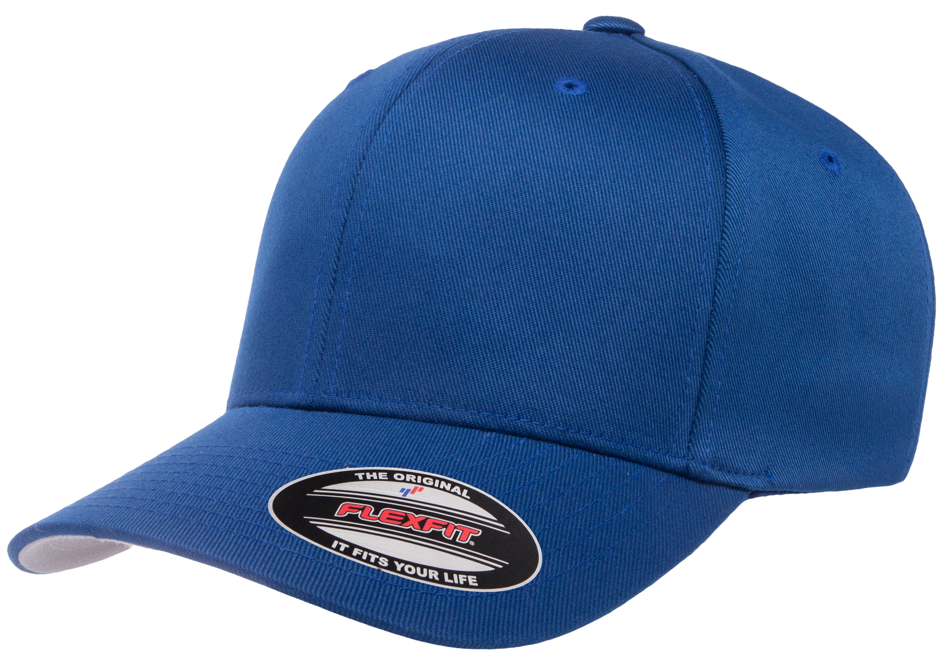 F06277 - FlexFit Wooly Combed Fitted Cap - Royal / S/M - Headwear
