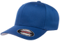 F06277 - FlexFit Wooly Combed Fitted Cap - Royal / S/M - Headwear