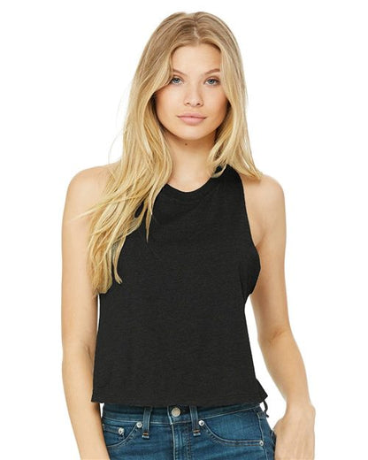 Women's Racerback Crop Tank -  - 6282