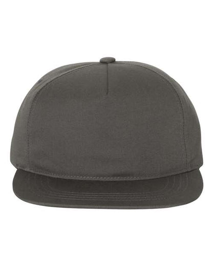Lightly-Structured Five-Panel Snapback Cap -  - 5766