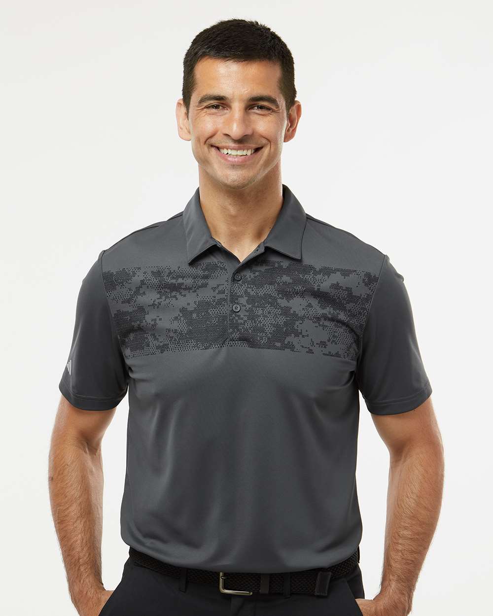 Adidas Camo Chest Print Polo A585