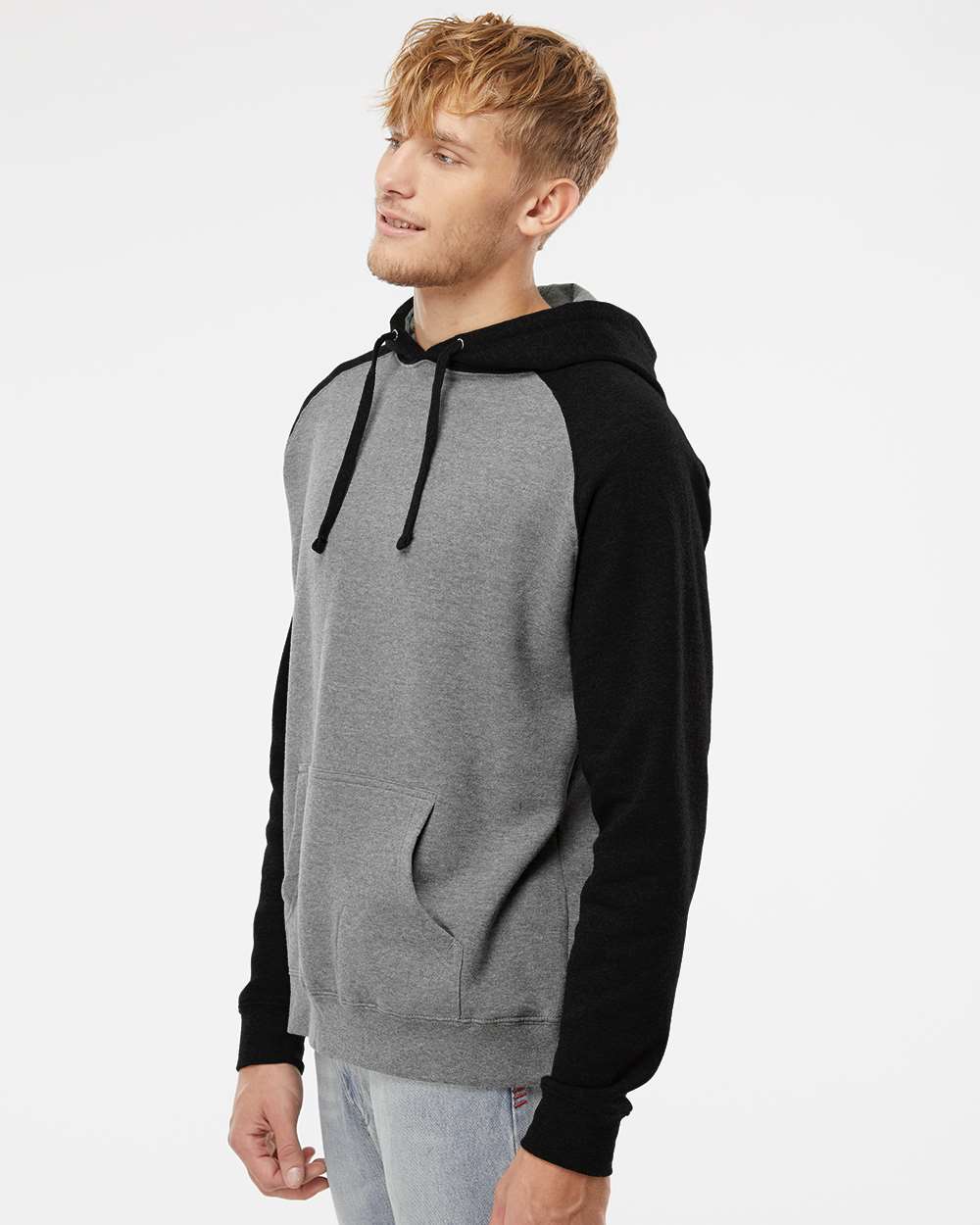 Independent Trading Co. Raglan Hooded Sweatshirt IND40RP