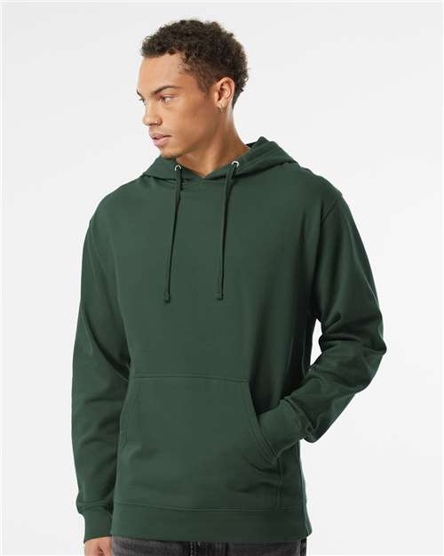 Unisex Midweight Hooded Sweatshirt - Alpine Green -  - 1828