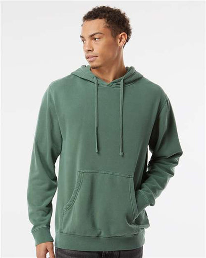 Unisex Midweight Pigment-Dyed Hooded Sweatshirt -  - 6015