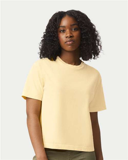 Women's Garment-Dyed Heavyweight Boxy T-Shirt -  - 6069