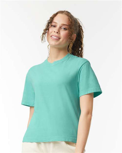 Women's Garment-Dyed Heavyweight Boxy T-Shirt -  - 6069